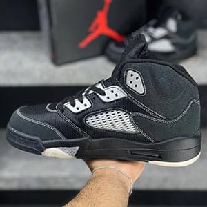 جردن 5 بلک وایت Jordan 5 Black White — تصویر ۲