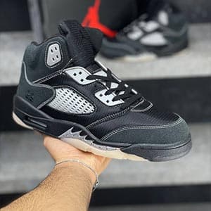 جردن 5 بلک وایت Jordan 5 Black White