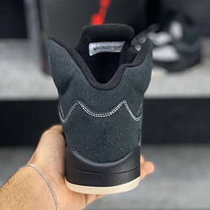 جردن 5 بلک وایت Jordan 5 Black White — تصویر ۴