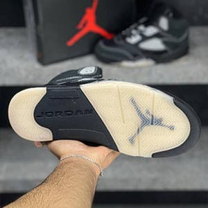جردن 5 بلک وایت Jordan 5 Black White — تصویر ۵