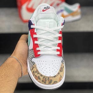 نایک دانک لو انیمال سافاری میکس Nike Dunk Low Animal Safari Mix — تصویر ۴