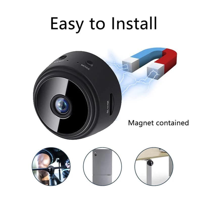 دوربین مداربسته مگنتی بیسیم SQT Camera – کوچک، قدرتمند و بی‌سیم — تصویر ۴