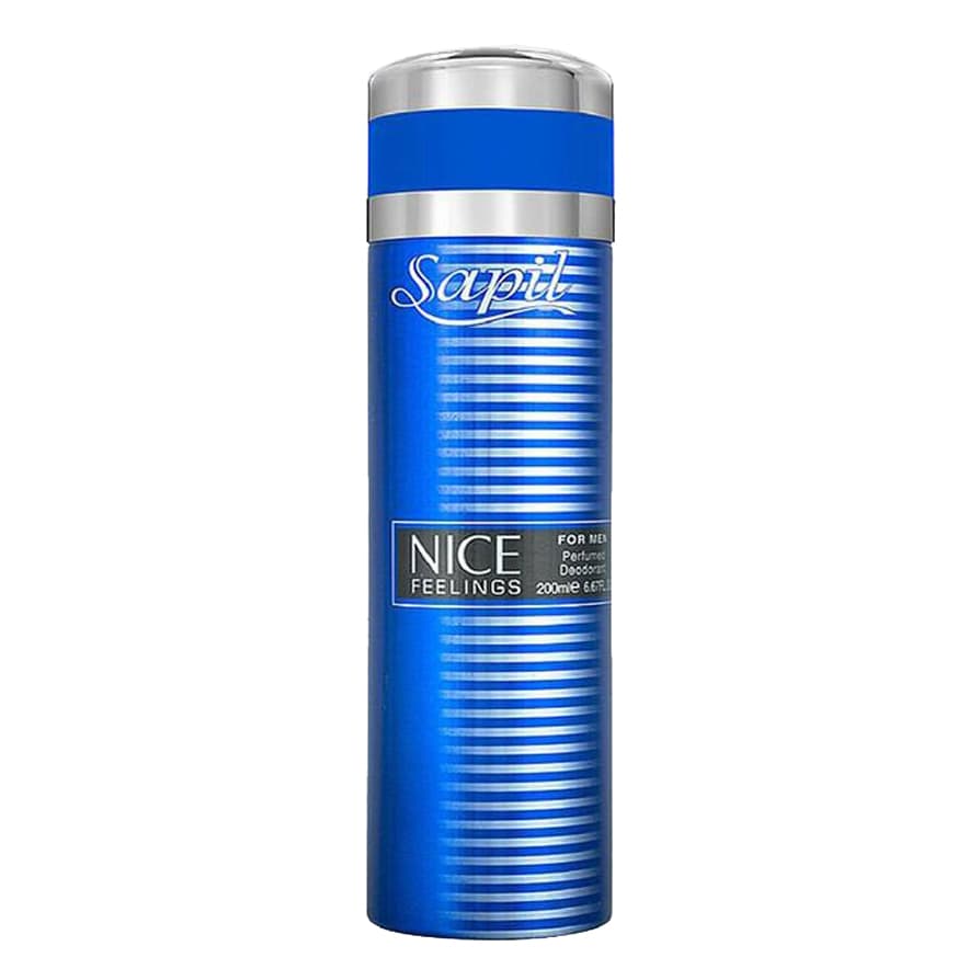 سپیل اسپری دئودرانت مردانه مدل نایس فیلینگز NICE FEELINGS 200 ML — تصویر ۳