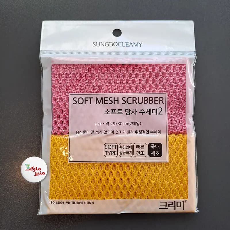 اسکاچ نانو اصل کره ای (اسکاج نرم سانگبوکلمی) softmeshscrubber