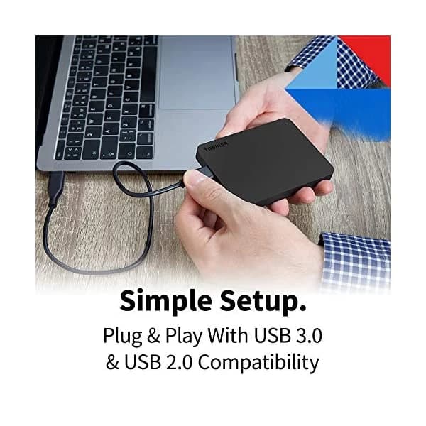 هارد اکسترنال توشیبا مدل Toshiba Canvio Basics- ظرفیت 4 ترابایت — تصویر ۴