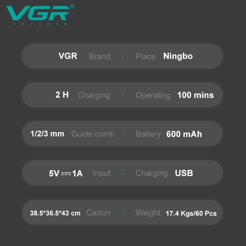 خط زن و صفر زن وی جی آر VGR مدل V-918 — تصویر ۵