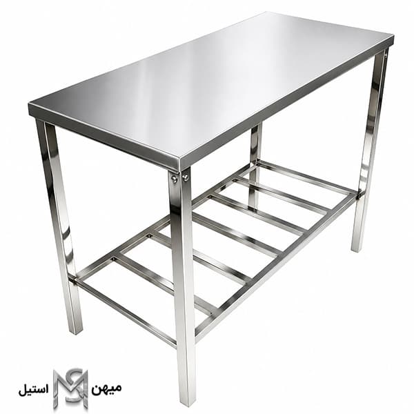 میز کار استیل 120 سانتی مدل MSTEEL_145