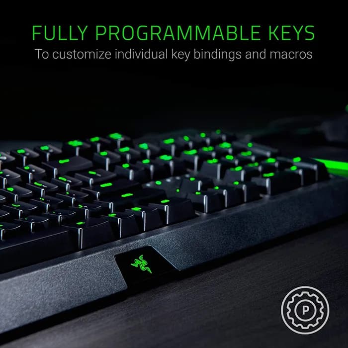 کیبورد گیمینگ مکانیکال ریزر BlackWidow Essential Green Switch — تصویر ۲
