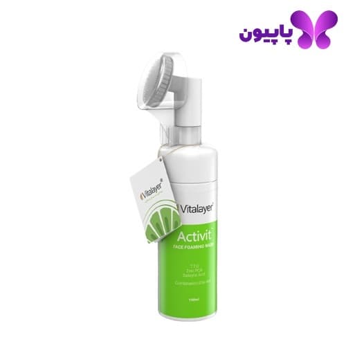 فوم شستشوی پوست چرب اکتیویت ویتالیر — تصویر ۳