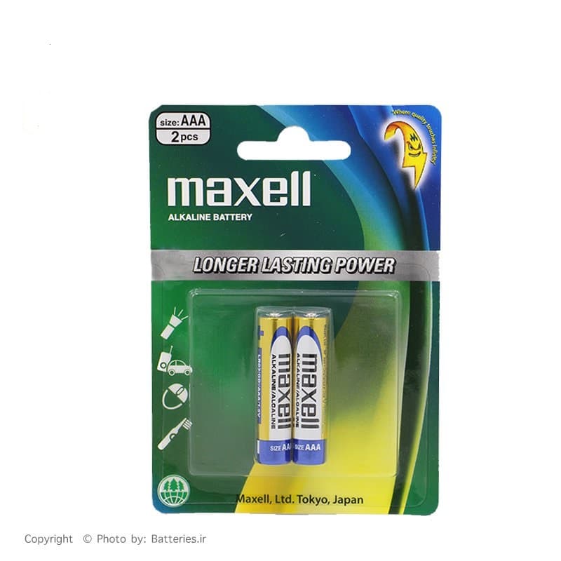 باتری نیم قلمی آلکالاین مکسل maxell