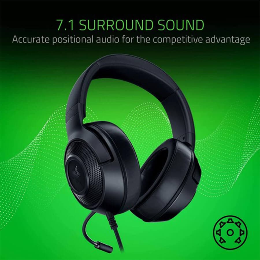 هدست گیمینگ ریزر مدل Razer Gaming Headset KRAKEN X Lite | KRAKEN X Lite — تصویر ۴