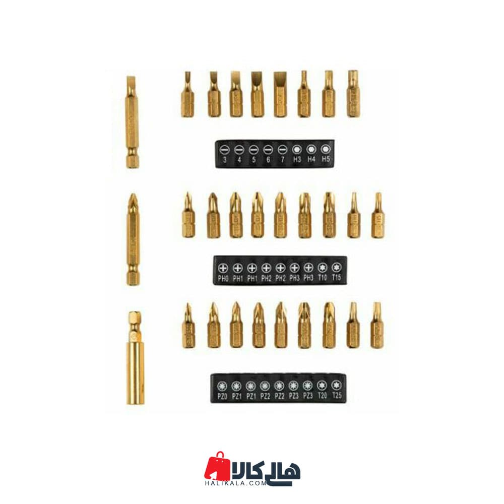 پیچ گوشتی شارژی پارکساید مدل PAS 4 B4 مشکی-طلایی — تصویر ۴