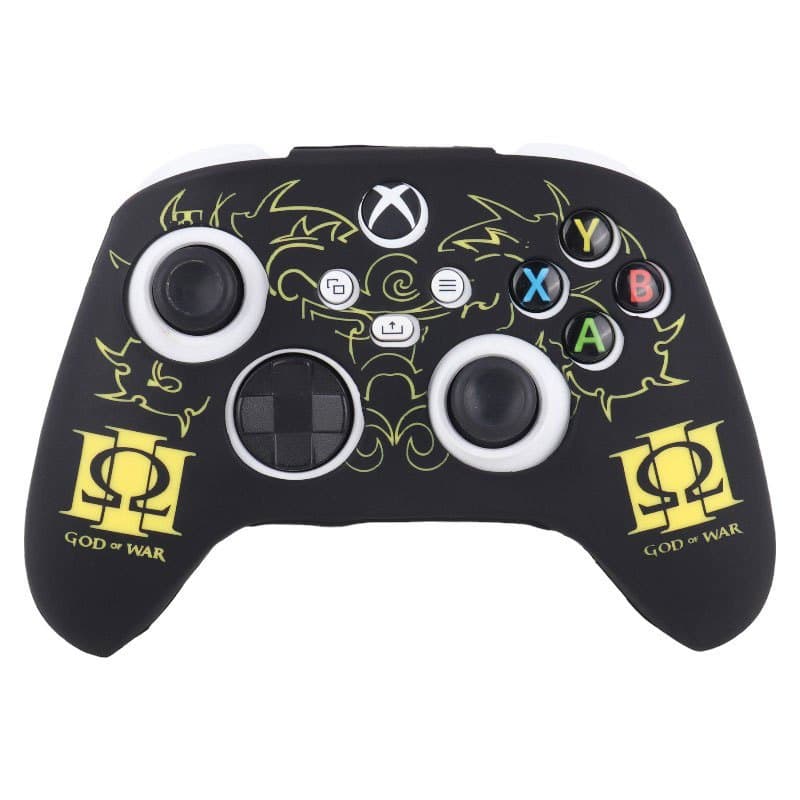 روکش دسته بازی Xbox X/S طرح God Of War Logo زرد