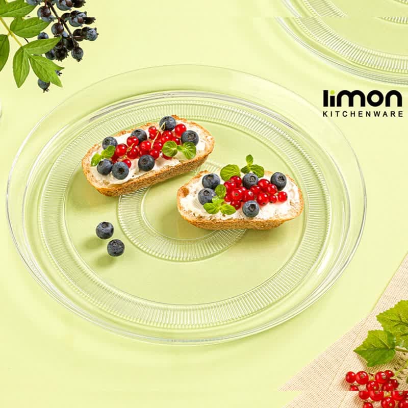 دیس گرد شیشه ای لیمون — تصویر ۲