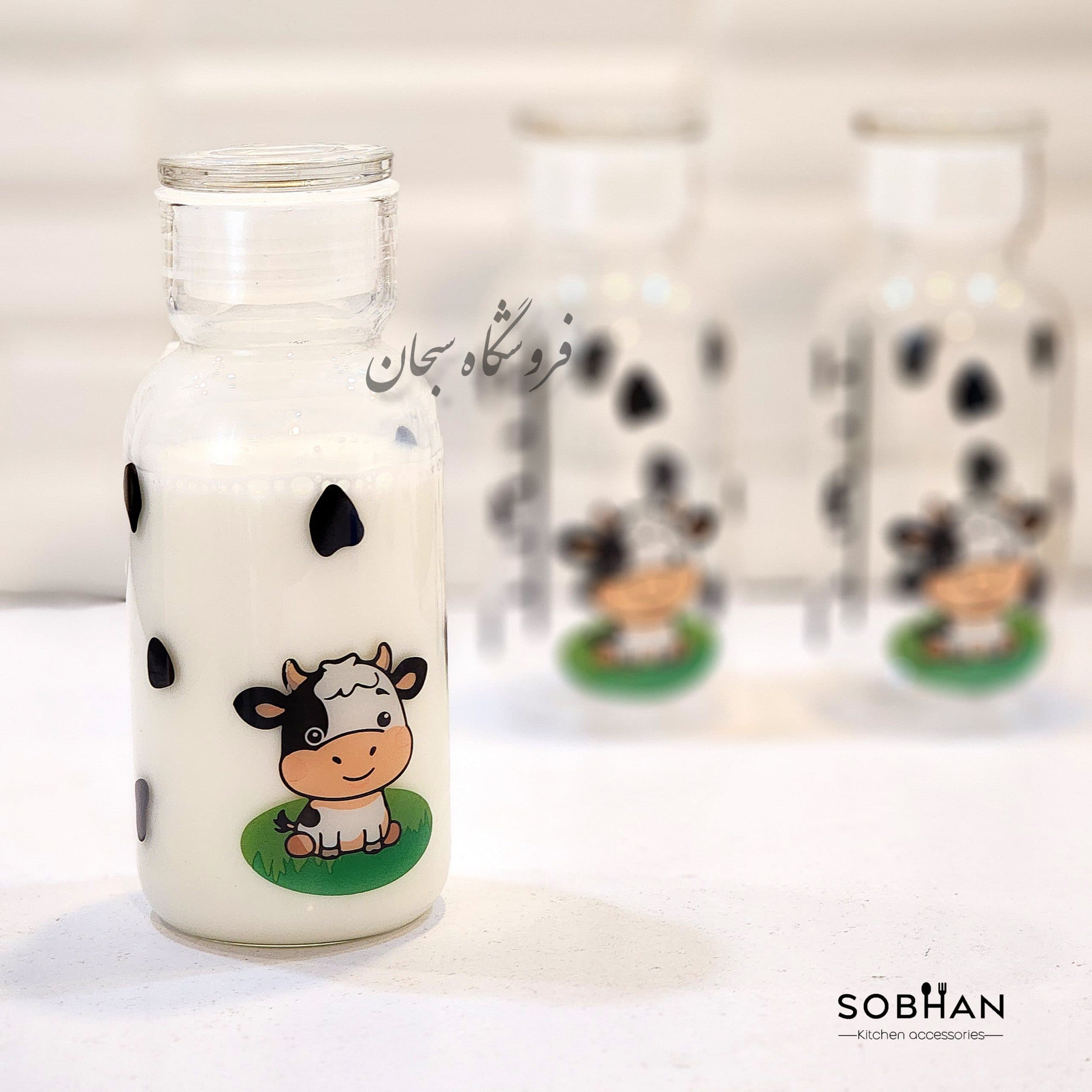 بطری پیرکس ایکیا طرح گاو