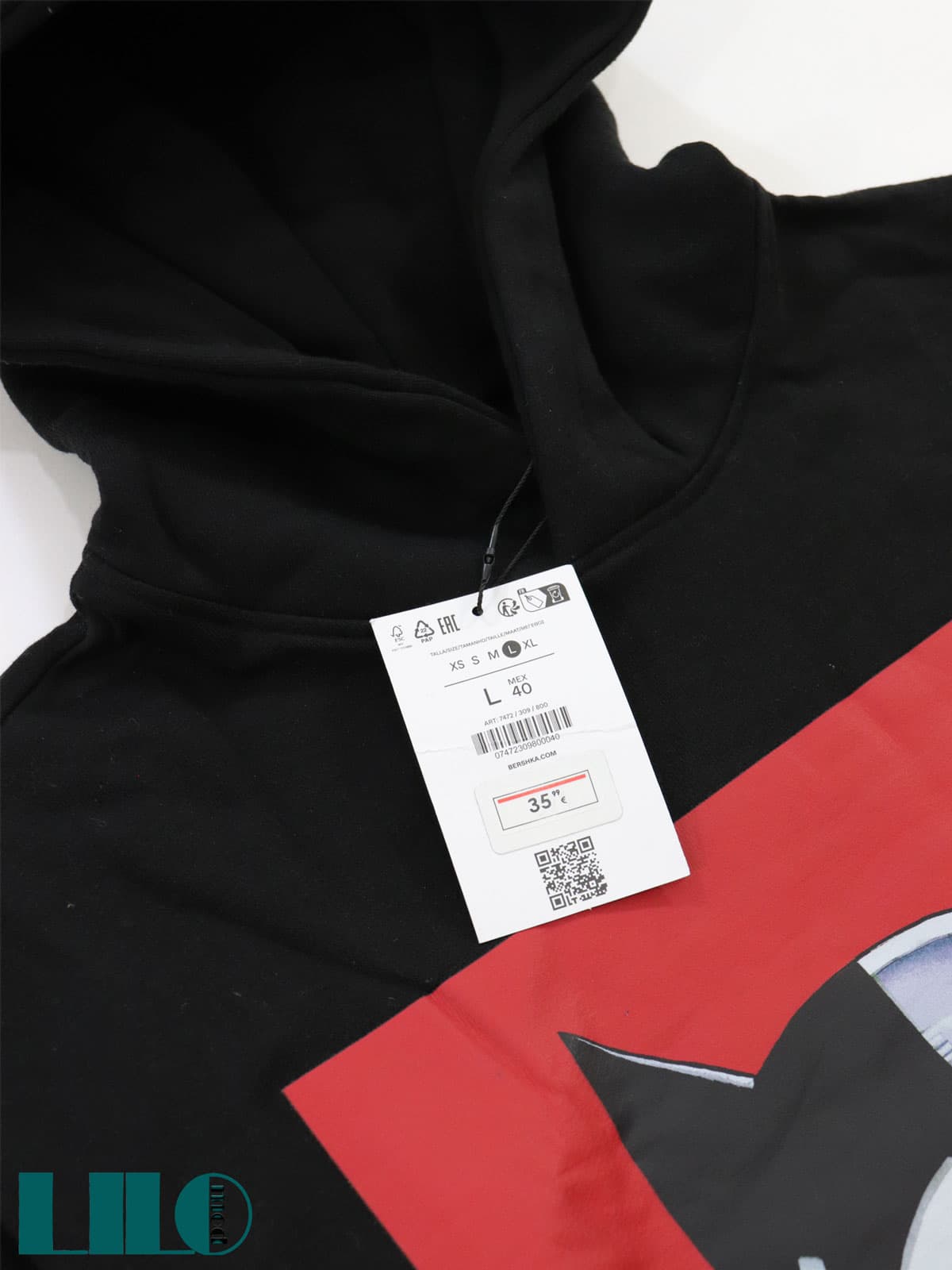 هودی مردانه Bershka طرح Astro Boy | کد H13 — تصویر ۷