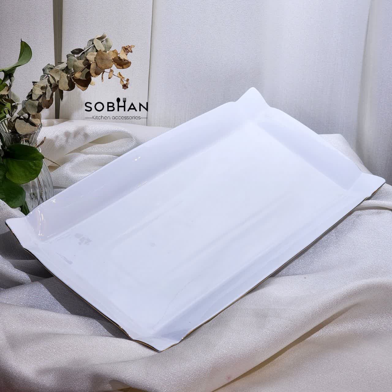 دیس سرامیکی کباب سایز بزرگ لیمونژ — تصویر ۲