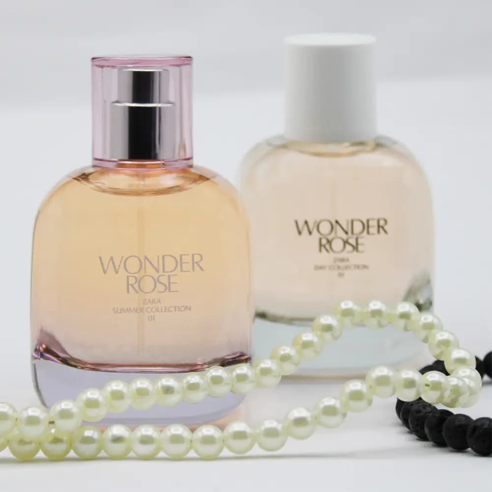 ادکلن زنانه 2قلو زارا مدل کالکشن واندر رز (Wonder Rose Summer Collection 01 و Wonder Rose Day Collection) حجم 180 میل — تصویر ۲