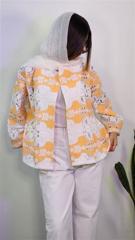 کت زنانه یاخما نارنجی — تصویر ۵