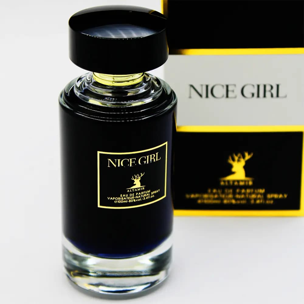 ادکلن زنانه آلتامیر مدل نایس گرل (Nice Girl) حجم 100 میلی لیتر – مشابه رایحه ادکلن گود گرل کارولینا هررا — تصویر ۲