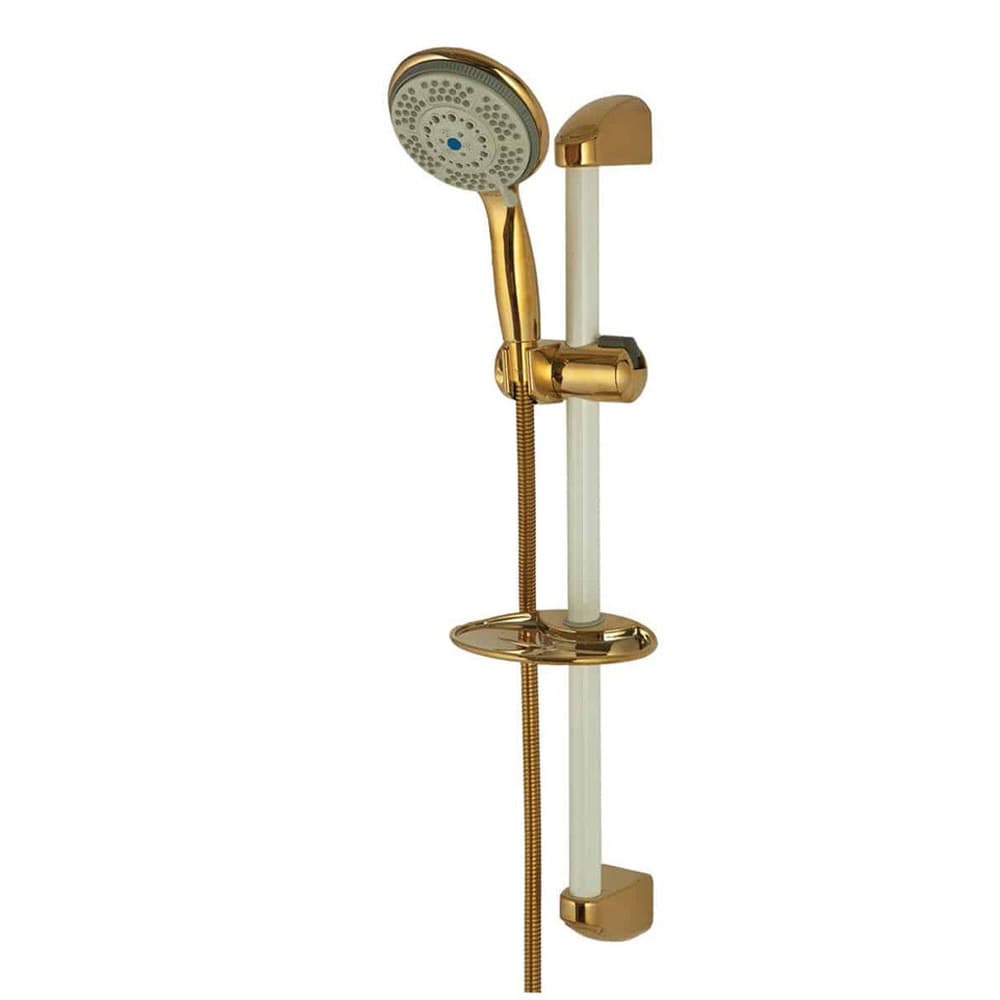 علم دوش حمام تیدومکث مدل آرشام سفید طلایی — تصویر ۲