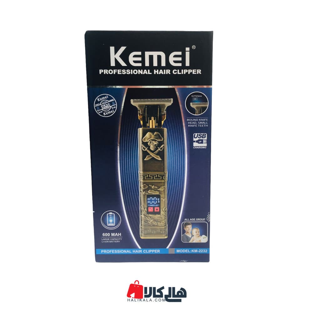 ماشین اصلاح موی سر و صورت کیمی مدل KM-2232 — تصویر ۲