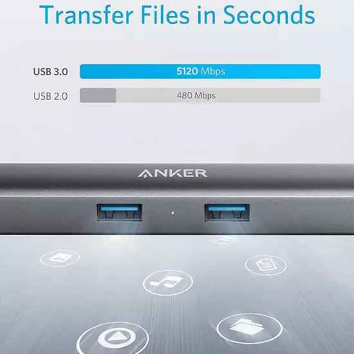 هاب ۵ پورت انکر مدل Anker 533 USB-C Hub A8338HA1 | Anker 533 USB-C Hub A8338HA1 — تصویر ۴