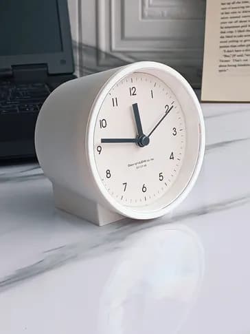 ساعت رومیزی چراغ دار در 2 رنگ زیبا و کار وارداتی — تصویر ۸