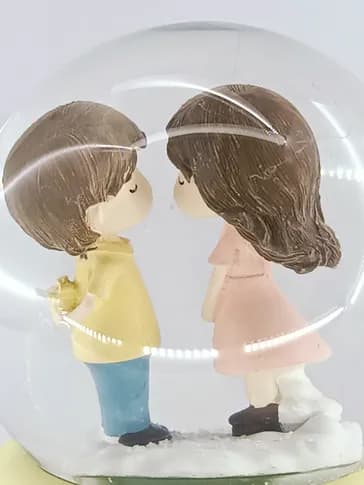 گوی موزیکال عاشقانه پمپی و چراغدار خاص _ کار وارداتی — تصویر ۷