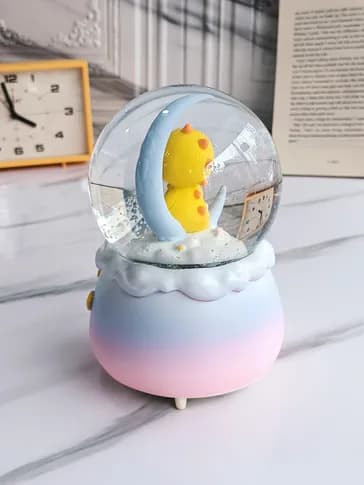 گوی موزیکال شیک طرح جوجه در دو رنگ _ چراغدار و پمپی کار باکیفیت بالا — تصویر ۶