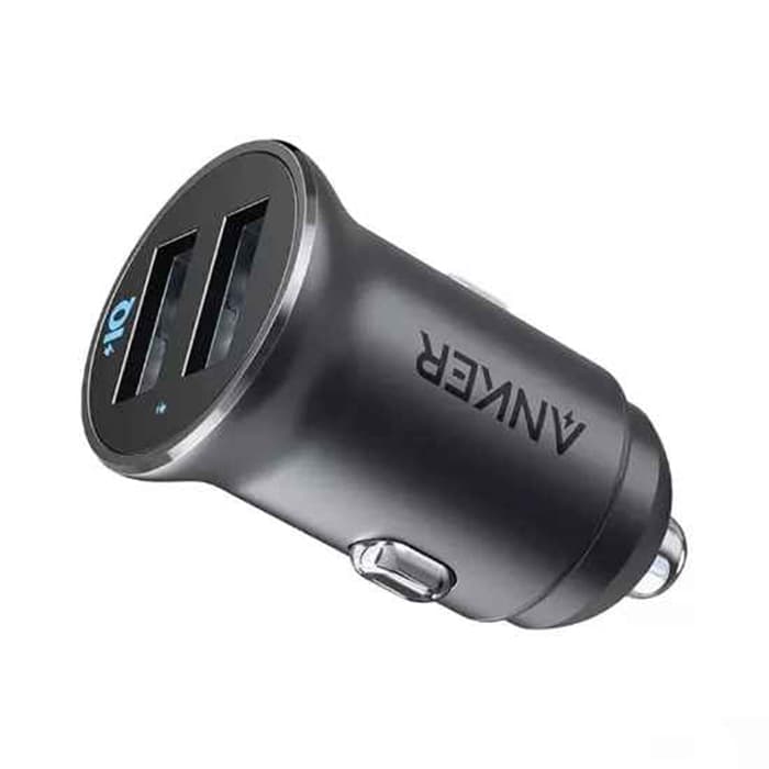 شارژر فندکی ۲۴ واتی ماشین انکر مدل Anker PowerDrive 2 Alloy Metal Mini A2727 | Anker PowerDrive 2 Alloy Metal Mini A2727 — تصویر ۲
