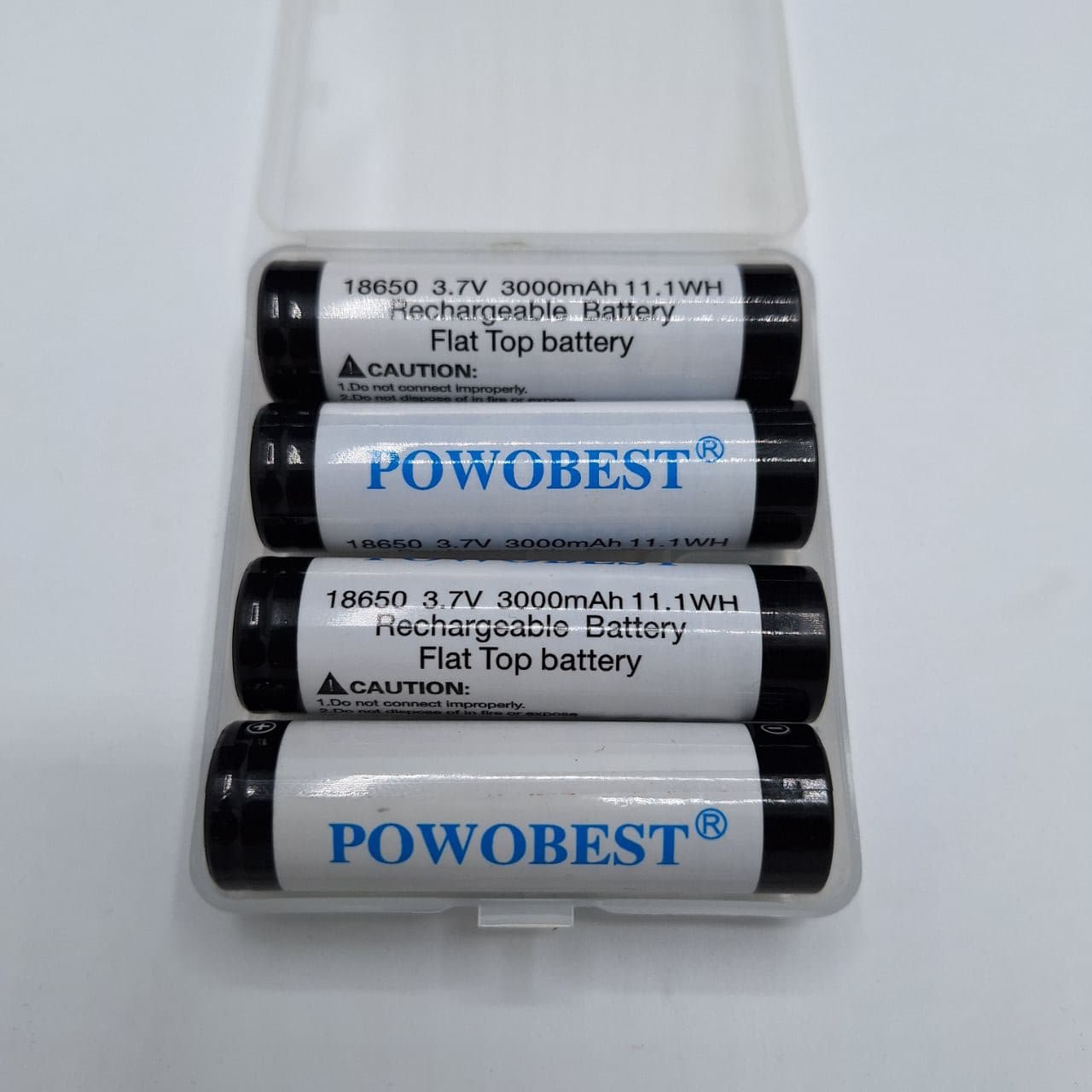 باتری لیتیومی 18650 ظرفیت 3000 میلی آمپر Powobest