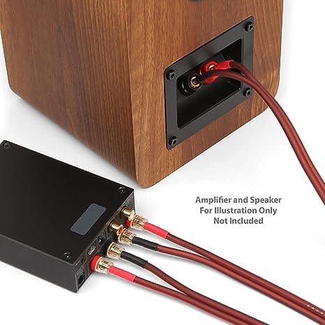 کابل آمپلی فایر 2 متری و دو عددی ( مس خالص ) سایز 14 HiFi LONPOO — تصویر ۵