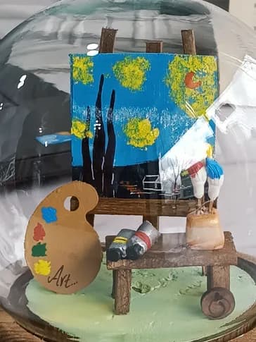 گوی دکوری مدل بوم نقاشی — تصویر ۴