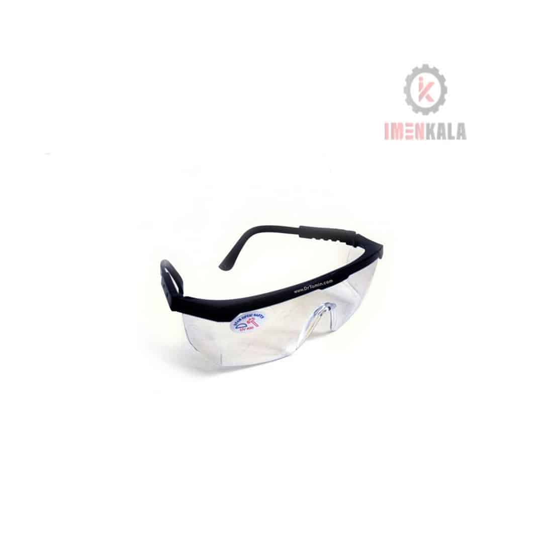 عینک ایمنی سفید UV تک پلاست