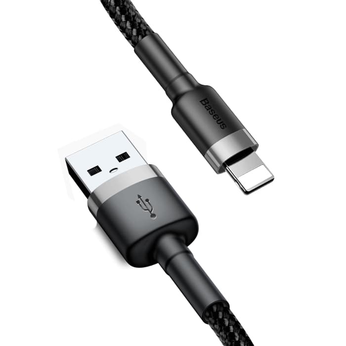 کابل شارژ یو اس بی به آیفون | Baseus Cafule Fast Charging Compatible USB For IP, Charging Cable