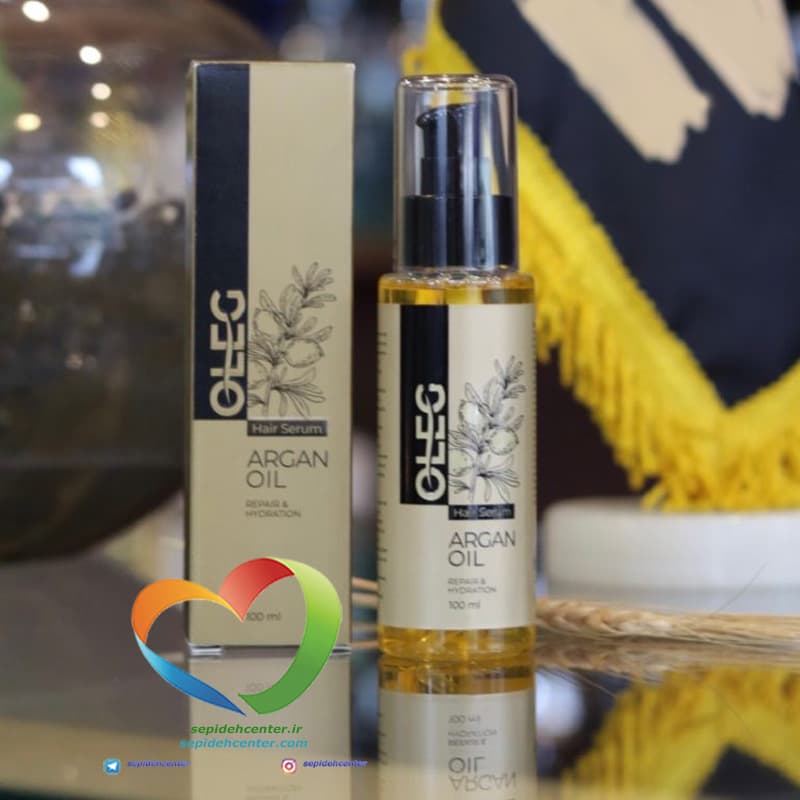 سرم موی آرگان اولگ OLEG Argan Oil Hair Serum حجم 100 میل — تصویر ۲