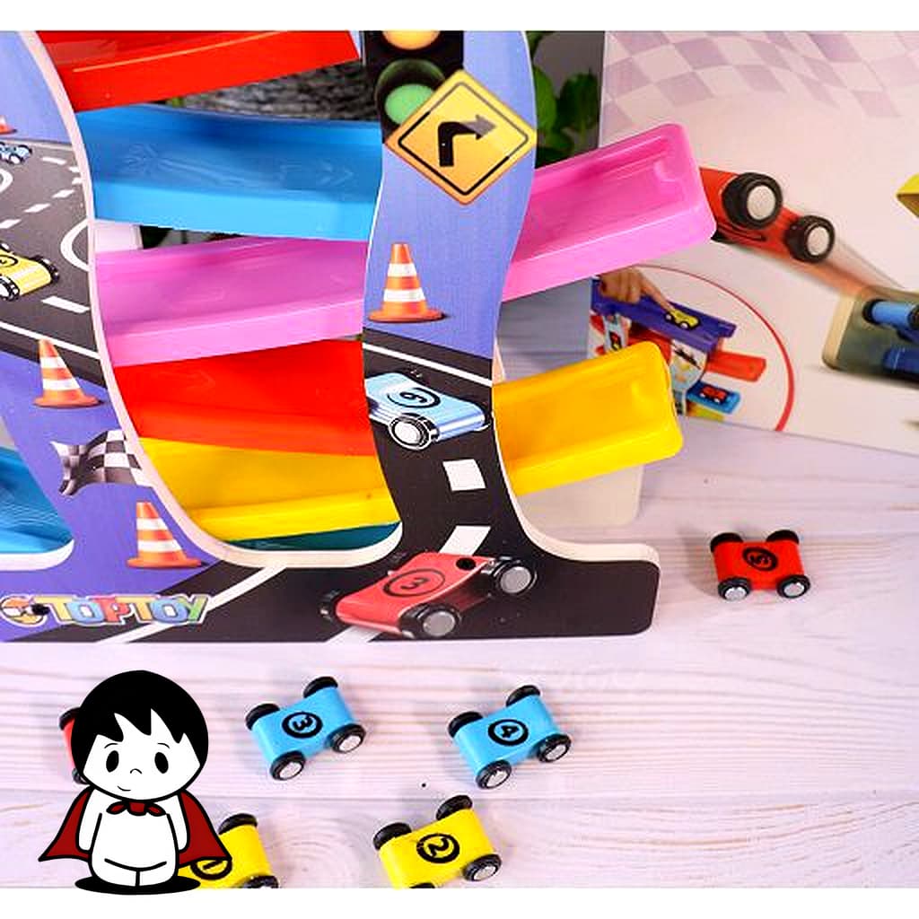 ست پارکینگ طبقاتی و رالی ماشین تاپ توی (Top Toy) — تصویر ۳