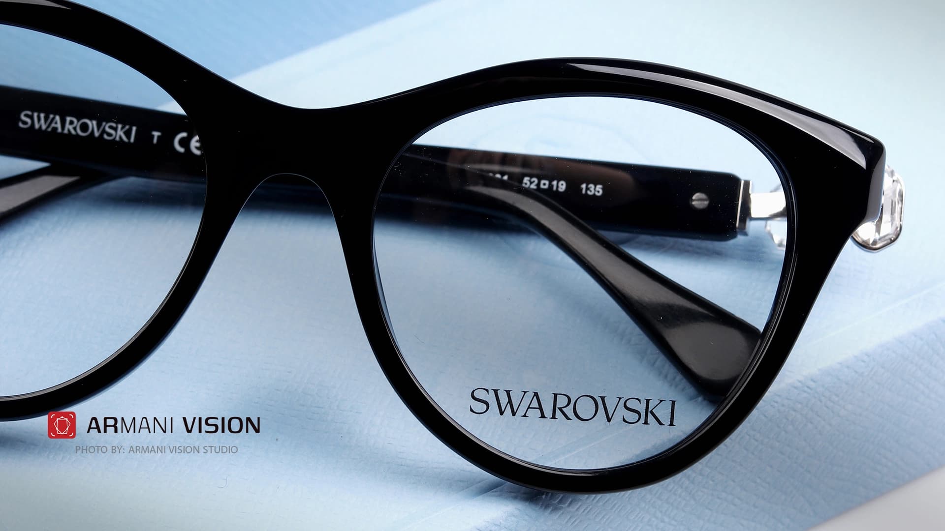 عینک سواروفسکی SWAROVSKI – NEW COLLECTION – SK 2036 – 1001 — تصویر ۶