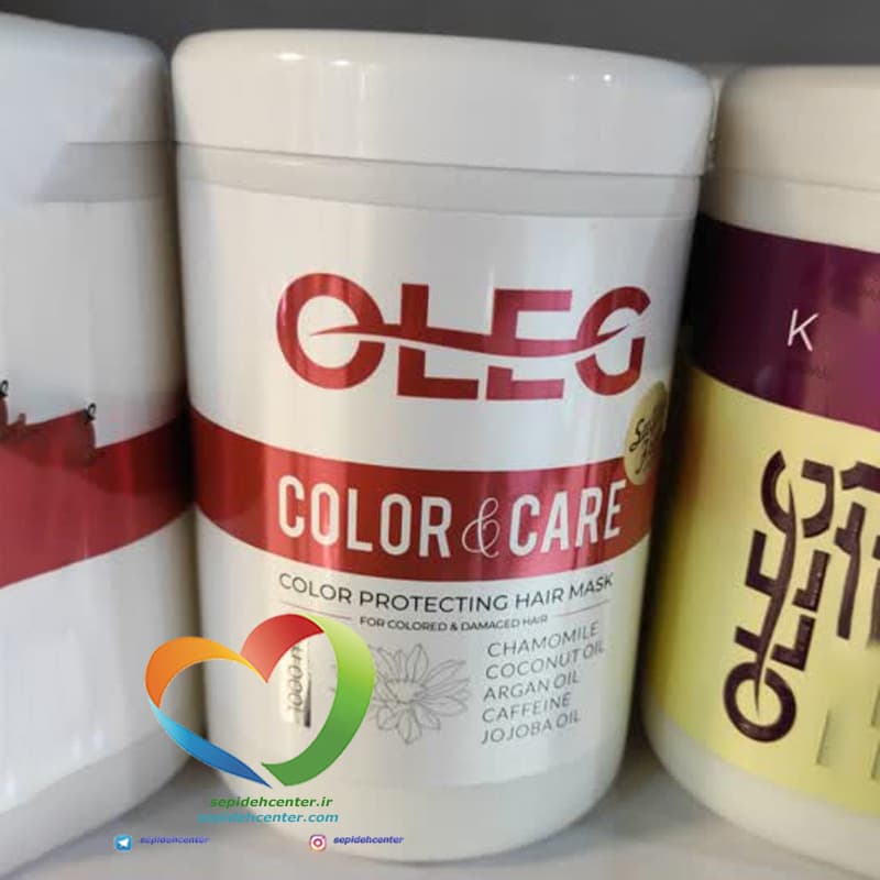 ماسک مو مخصوص مو های رنگ شده اولگ OLEG Color Care Hair Mask حجم 1000میل — تصویر ۲