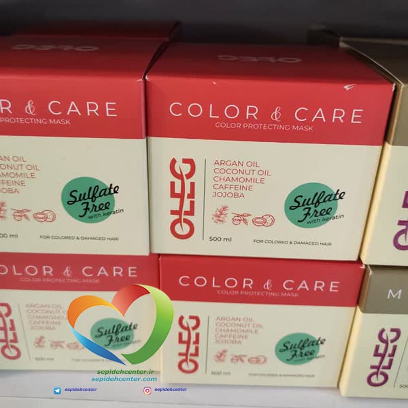 ماسک مو مخصوص مو های رنگ شده اولگ OLEG Color Care Hair Mask حجم 500 میل — تصویر ۳
