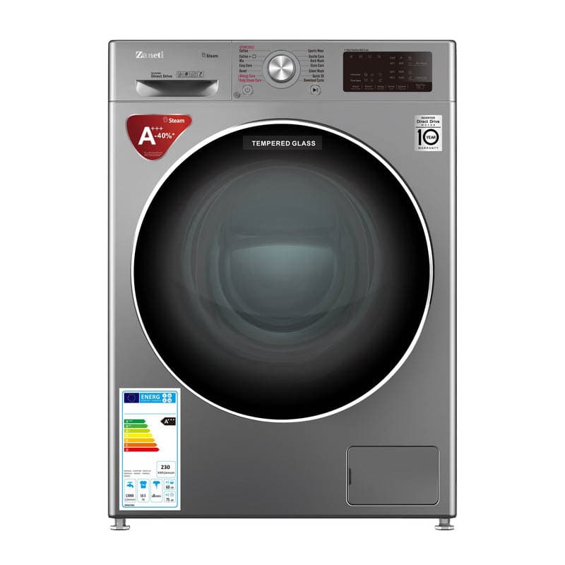 ماشین لباسشویی زانتی مدل ZSWB-10.5SFD14CA ظرفیت 10.5 کیلوگرم (طراحی مشابه LG R5)