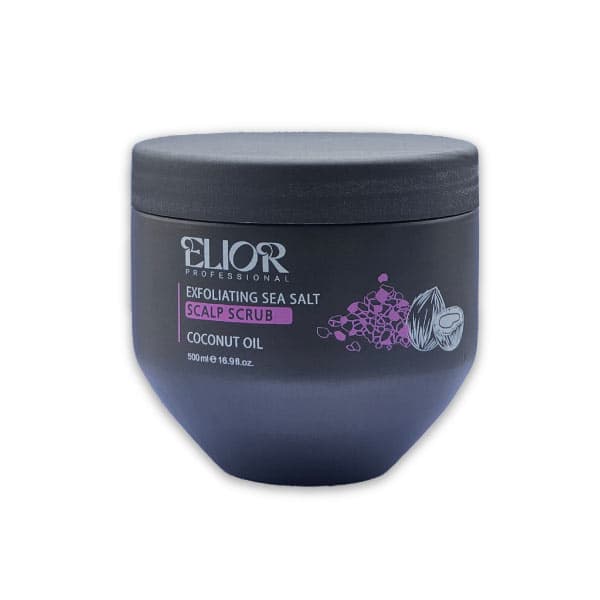 اسکراب نمکی مخصوص پوست کف سر (اسکالپ) ELIOR 500ml