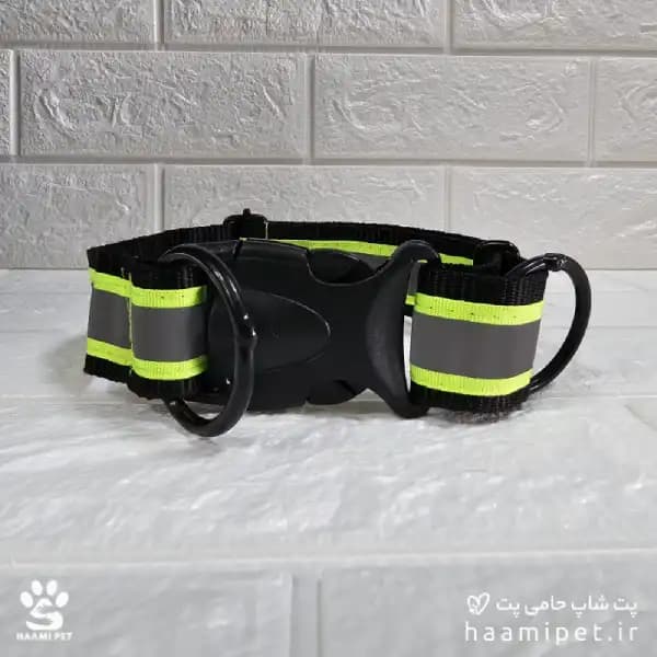 قلاده کتفی سگ مدل شبرنگ قطر 3/7 سانتی سبز مخصوص سگ نژاد بزرگ