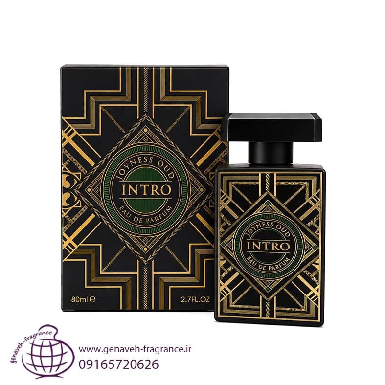 ادکلن فراگرنس ورد اینترو گریتنس عود Intro Joyness Oud رایحه اینیشیو عود فور گریتنس حجم 80 میل