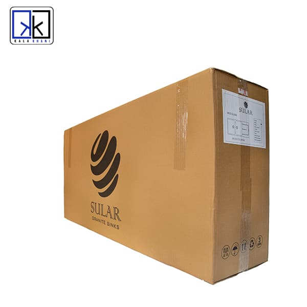 سینک ظرفشویی گرانیتی سولار مدل s35 ذغالی — تصویر ۴