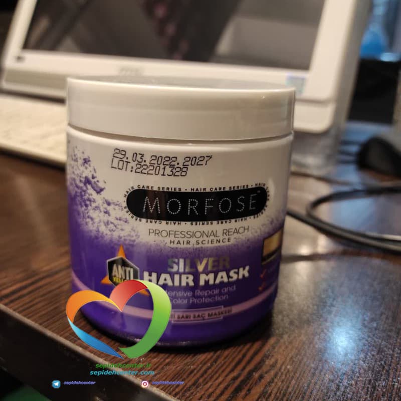 ماسک مو ضد زردی مو مورفوس مدل سیلور Morfose Mask SILVER ANTI — تصویر ۲