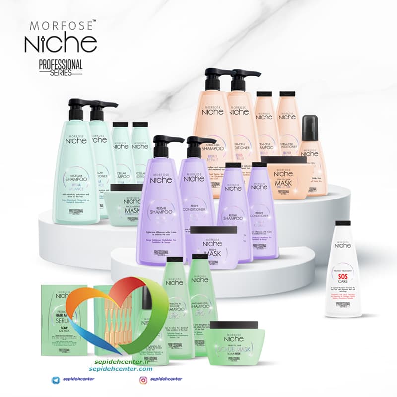 ماسک مو محافظ رنگ نیچ مورفوس Morfose Masque niche reishi color guard حجم 500 میل — تصویر ۲