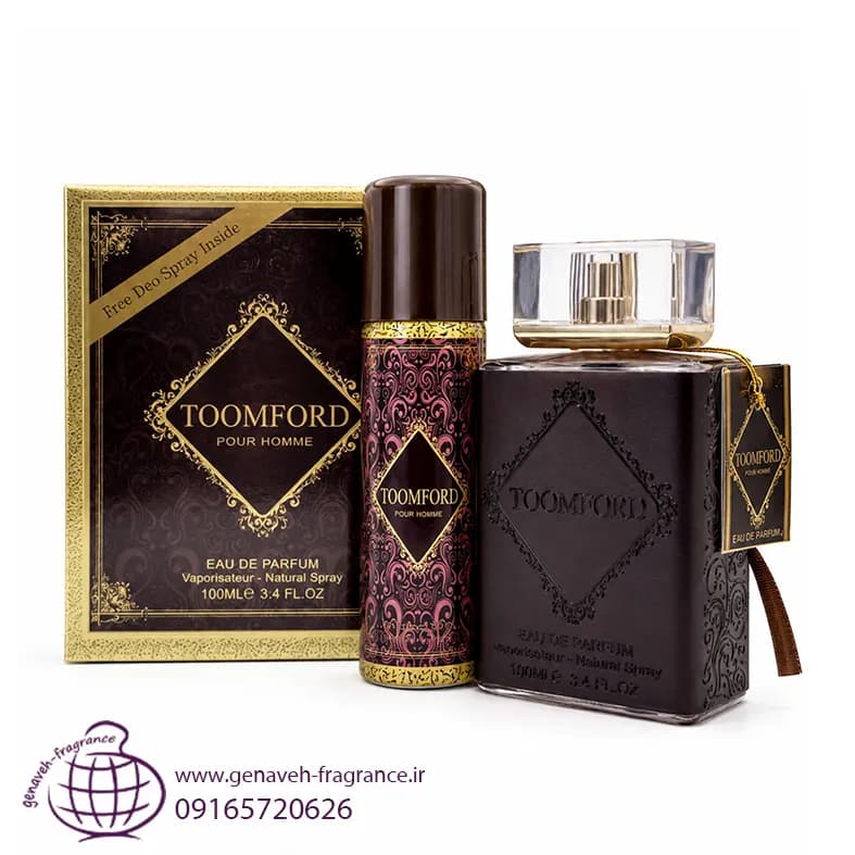عطر ادکلن فرگرانس ورد تامفورد پور هوم TOOMFORD مشابه تام فورد عود وود حجم 100 میل