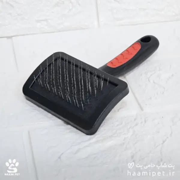 برس سگ و گربه مدل دسته استخوانی سایز کوچک